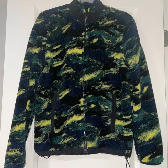 American eagle retro zip up fleece jacket - Picture 2 of 7